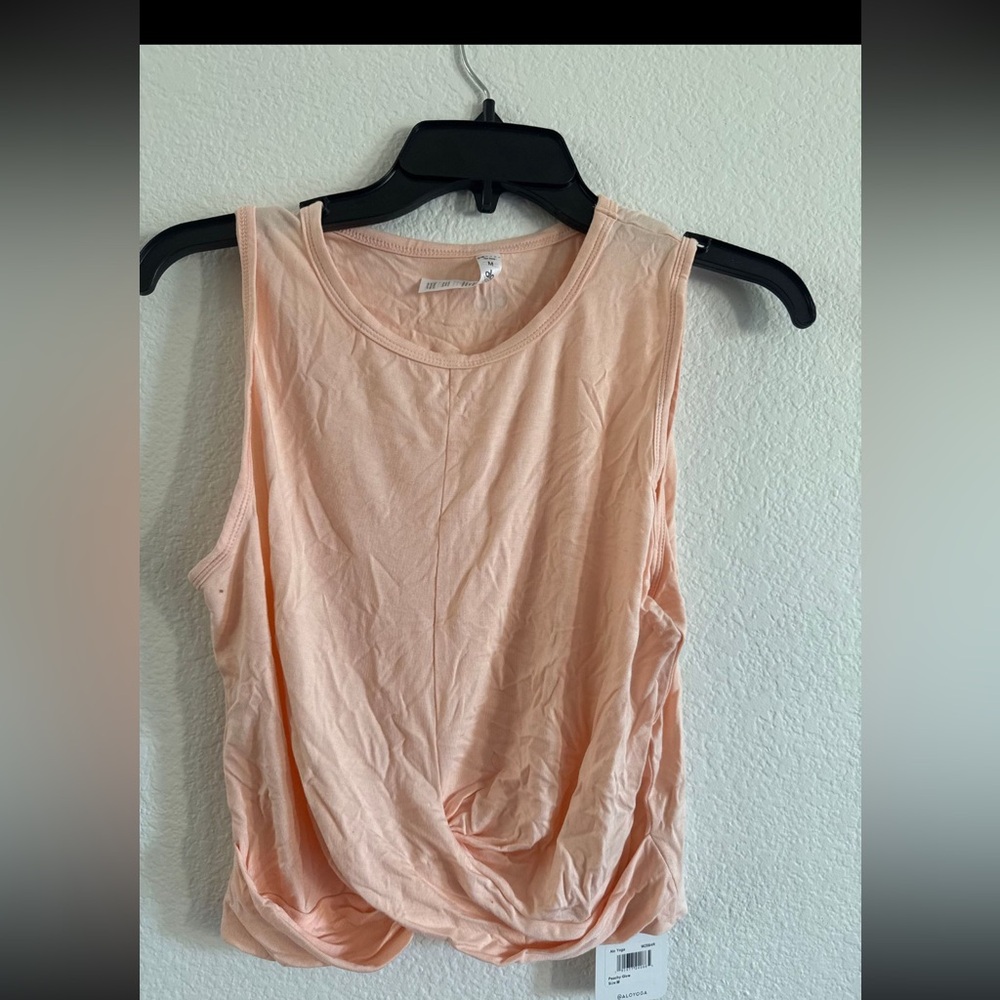 ALO Yoga Light Peach Tank Top